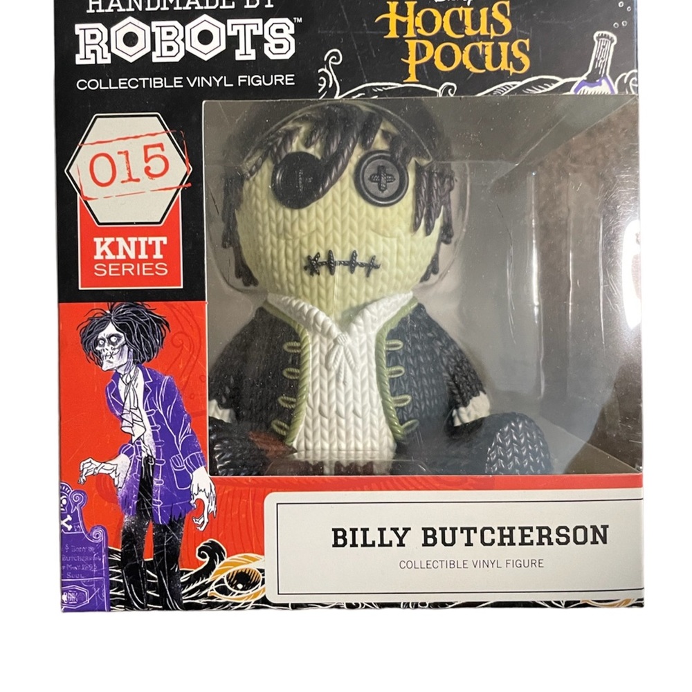 Handmade by Robots Hocus Pocus Billy Butcherson  #015 Knit Series Vinyl Figure